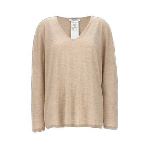 Max Mara V-Neck Long-Sleeved Jumper
