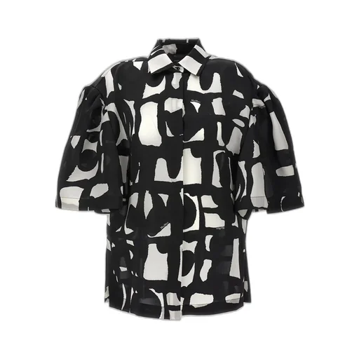 Max Mara Carella Collared Short-Sleeve Shirt