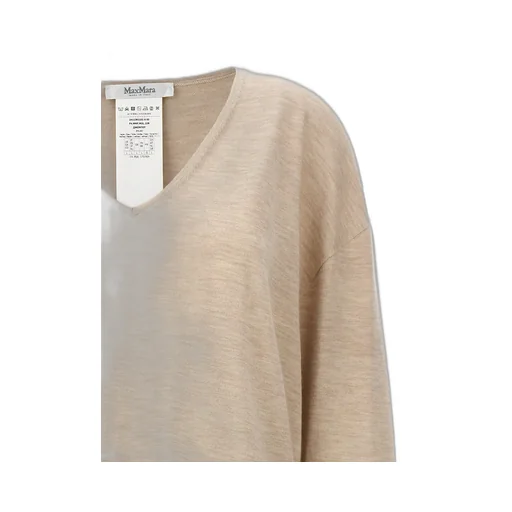 Max Mara V-Neck Long-Sleeved Jumper