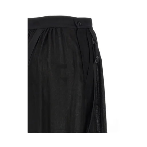 Max Mara High Waist Buckle Detailed Skirt