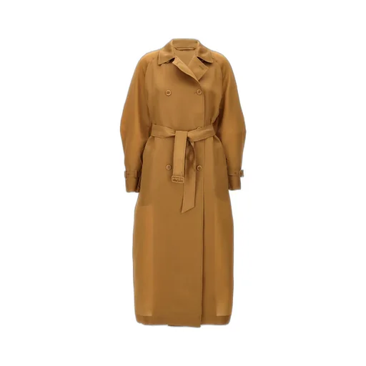 Max Mara Sacco Belted Button-Up Trench Coat