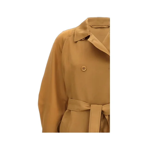 Max Mara Sacco Belted Button-Up Trench Coat