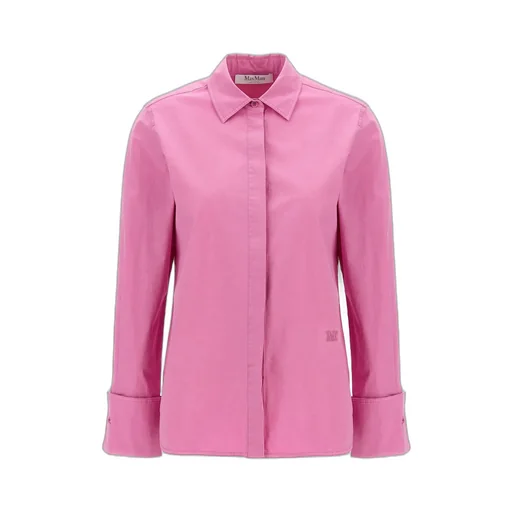 Max Mara Francia Collared Long-Sleeve Shirt