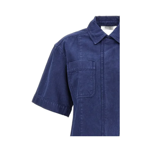 Max Mara Collared Short-Sleeve Shirt