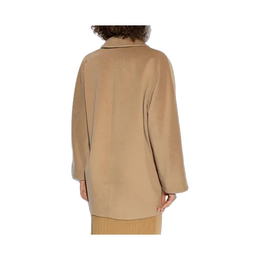 Max Mara Double-Breasted Long-Sleeved Coat
