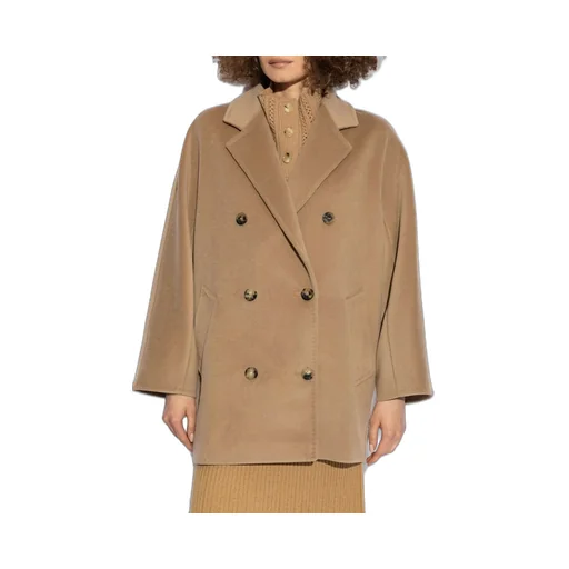 Max Mara Double-Breasted Long-Sleeved Coat