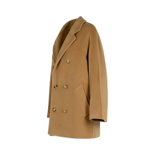 Max Mara Double-Breasted Long-Sleeved Coat