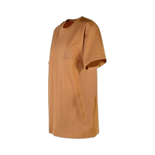 Max Mara Mango Logo Embroidered Crewneck Top