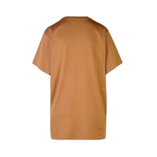 Max Mara Mango Logo Embroidered Crewneck Top