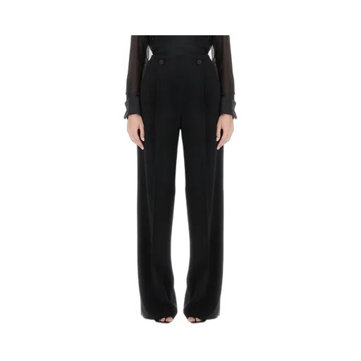 Max Mara Button Detailed Straight-Leg Pants