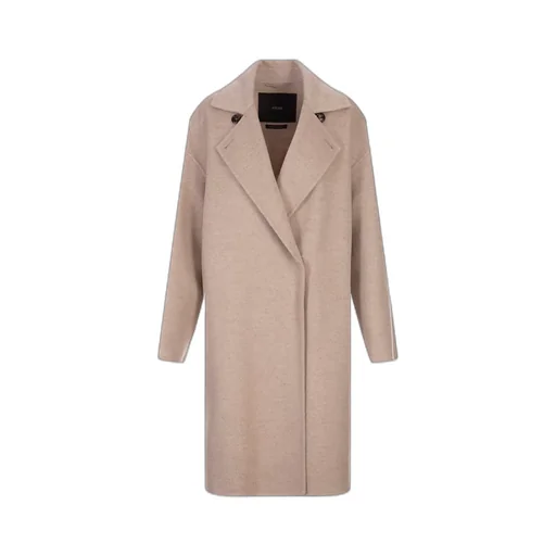 Max Mara Button Detailed Long-Sleeved Coat