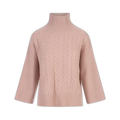 Max Mara Okra Turtleneck Long-Sleeved Jumper