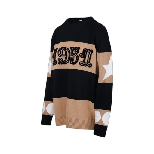 Max Mara Dirce Star Patterned Crewneck Jumper