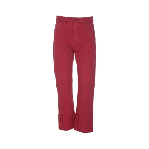Max Mara Button Detailed Cropped Trousers