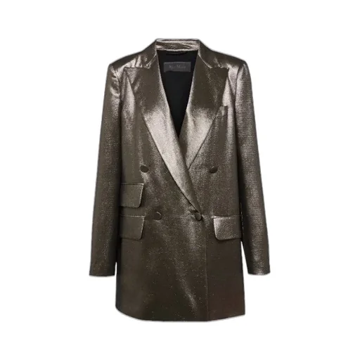 Max Mara Double-Breasted Long-Sleeved Jacket
