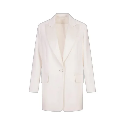 Max Mara Single-Breasted Long-Sleeved Jacket