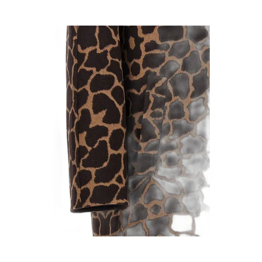 Max Mara All-Over Patterned Long-Sleeved Coat