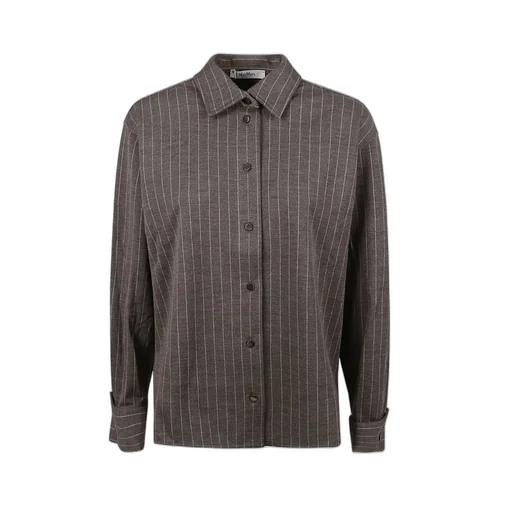 Max Mara Striped Long-Sleeved Shirt
