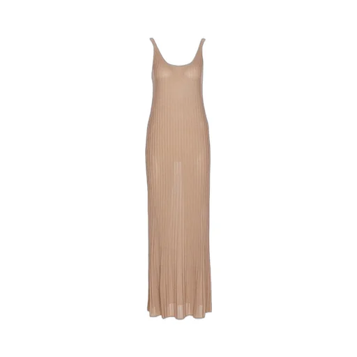 Max Mara U-Neck Sleeveless Dress