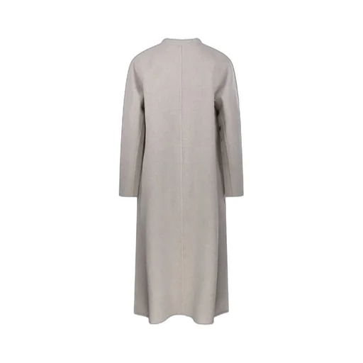 Max Mara Atelier Crewneck Long-Sleeved Coat