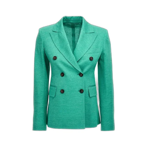 Max Mara Zirlo Double-Breasted Long-Sleeved Jacket
