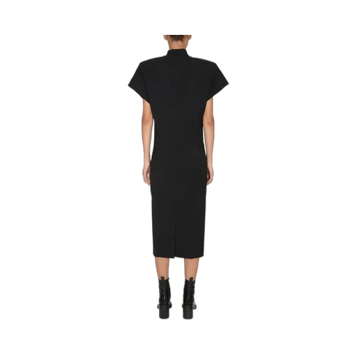 Sportmax Mock Neck Short-Sleeved Dress
