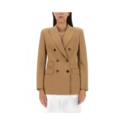 Max Mara Double-Breasted Long-Sleeved Blazer