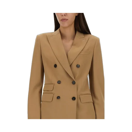 Max Mara Double-Breasted Long-Sleeved Blazer