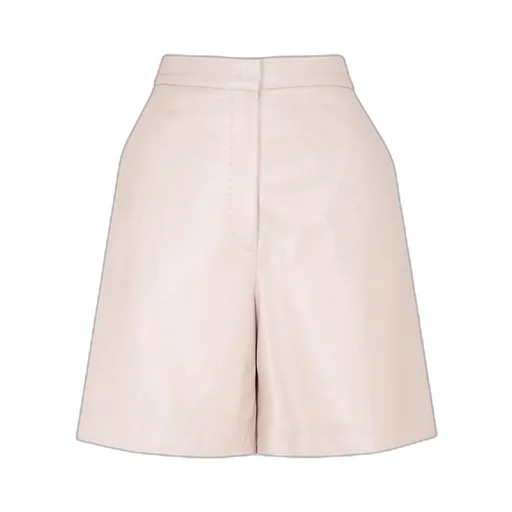 Max Mara Lacuna Leather Shorts