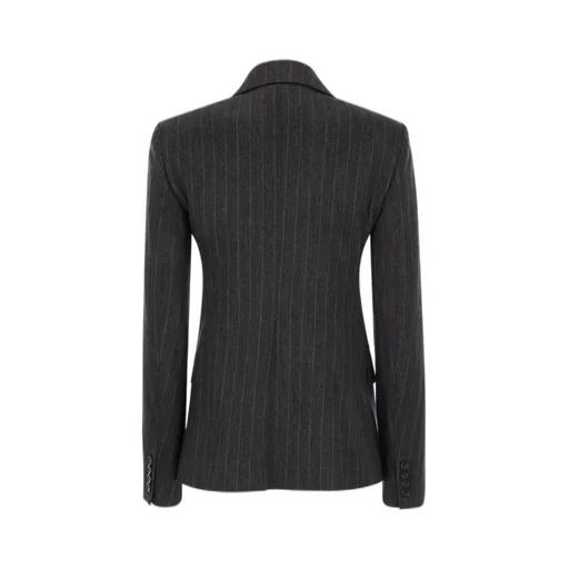 Max Mara Double-Breasted Pinstriped Blazer