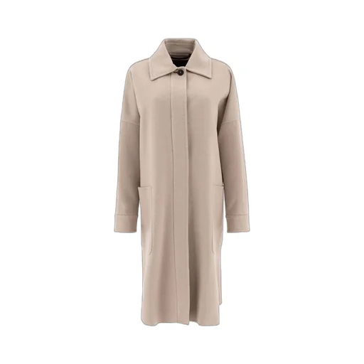 Max Mara Atelier Baruffa Button Detailed Oversized Coat