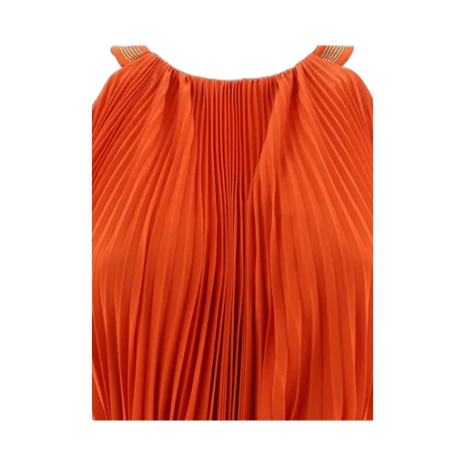 Max Mara Golena Sleeveless Pleated Dress