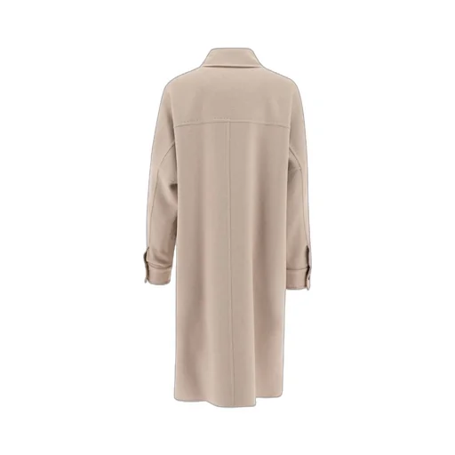 Max Mara Atelier Baruffa Button Detailed Oversized Coat