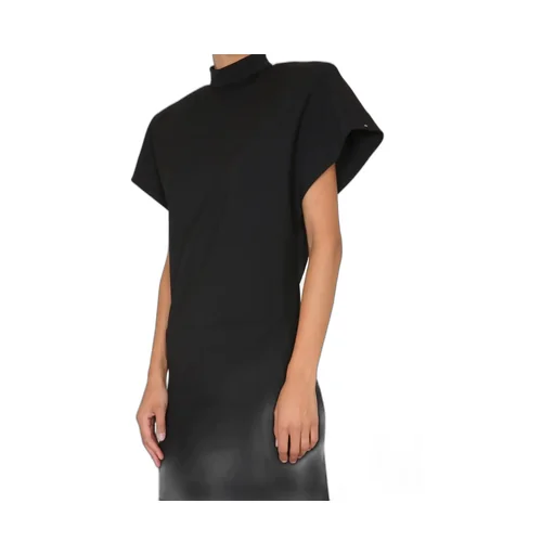 Sportmax Mock Neck Short-Sleeved Dress