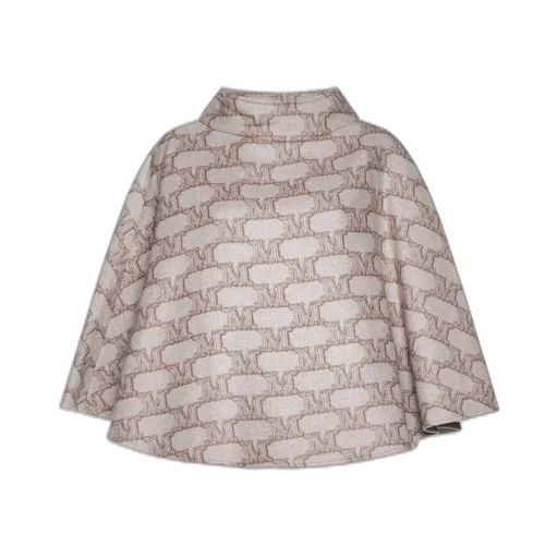 Max Mara Dorina All-Over Logo Printed Cape