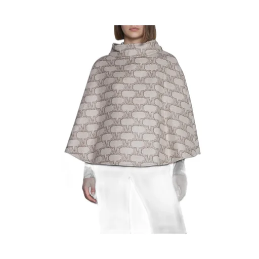 Max Mara Dorina All-Over Logo Printed Cape