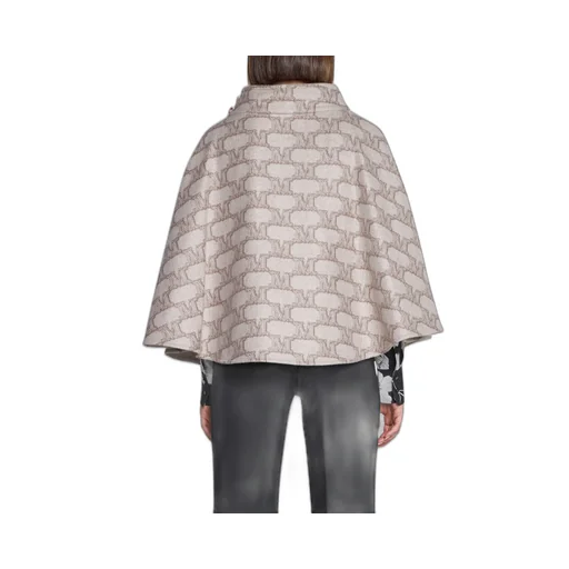 Max Mara Dorina All-Over Logo Printed Cape