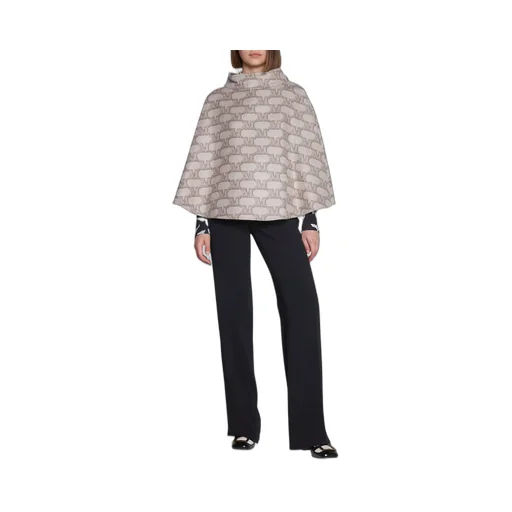 Max Mara Dorina All-Over Logo Printed Cape