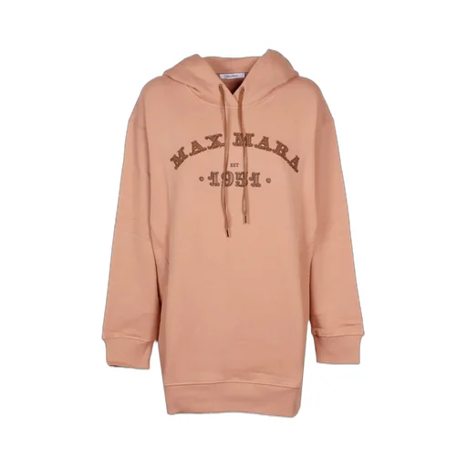 Max Mara Logo Embroidered Drawstring Hoodie