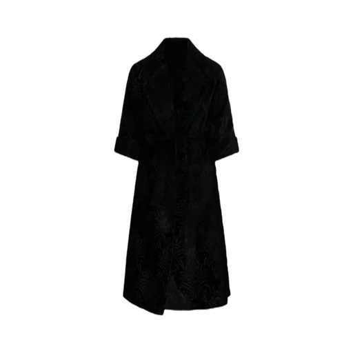 Max Mara Atelier Three-Quarter-Sleeved Wrap Coat