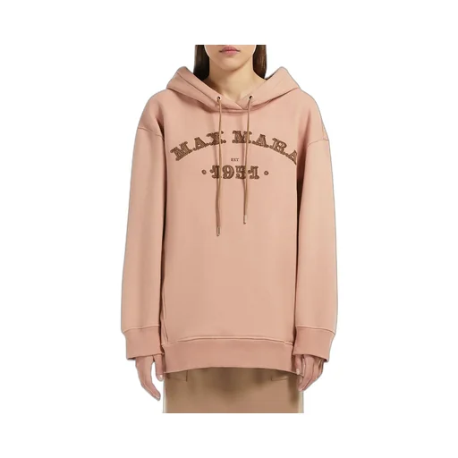 Max Mara Logo Embroidered Drawstring Hoodie