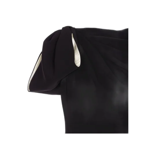 Max Mara Pianoforte Baldi Bow Detailed Mini Dress