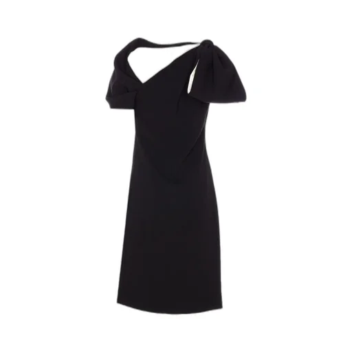Max Mara Pianoforte Baldi Bow Detailed Mini Dress