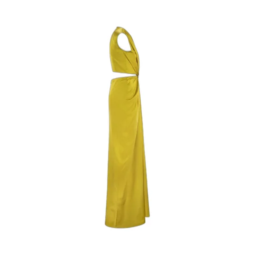 Max Mara Pianoforte Panaro Hourglass Gathered Sleeveless Dress