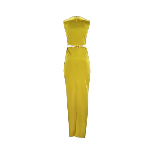 Max Mara Pianoforte Panaro Hourglass Gathered Sleeveless Dress