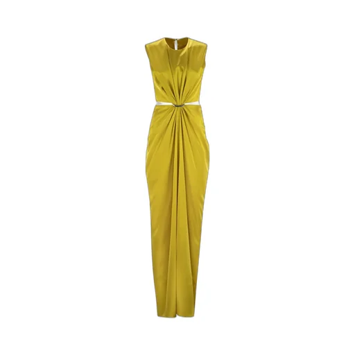 Max Mara Pianoforte Panaro Hourglass Gathered Sleeveless Dress