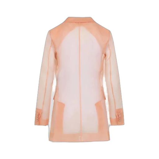 Max Mara Pianoforte Esopo Double-Breasted Long-Sleeved Jacket
