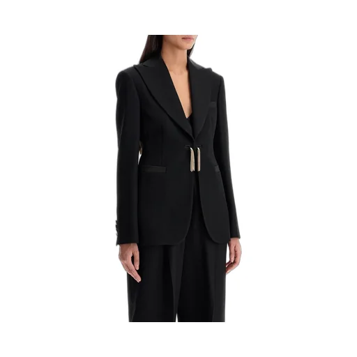 Max Mara Pianoforte Boemia Tassel Detailed Blazer