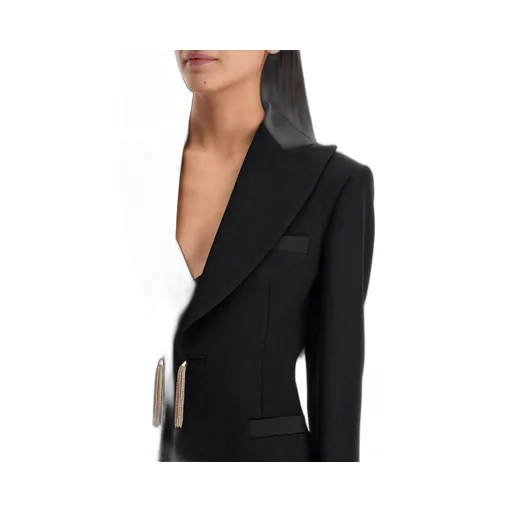 Max Mara Pianoforte Boemia Tassel Detailed Blazer