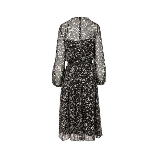 Max Mara Studio Mstcampo Chiffon Belted Midi Dress